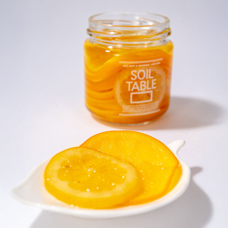 SOIL TABLE 神の島レモン&大三島ネーブルオレンジコンポート