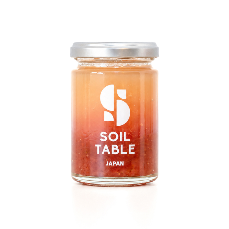 SOIL TABLE 白桃&赤桃&苺ジャム