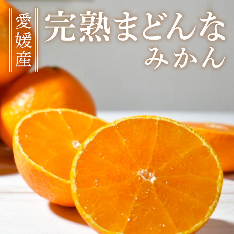 愛媛県産 完熟まどんなみかん (家庭用) Mサイズ 3kg 17〜20玉