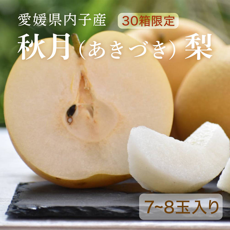 【数量限定】秋月(あきづき)梨 愛媛県産【予約商品】 9月10日(木)より順次発送