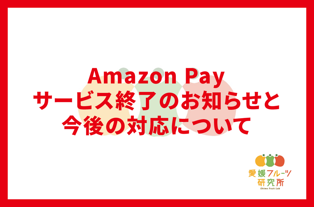 Amazon Payサービス終了のお知らせと今後の対応について