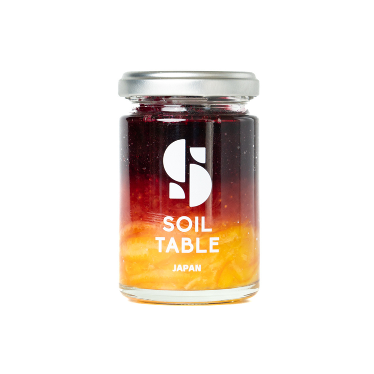SOIL TABLE  ブルーベリー&苺＆伊予柑ジャム